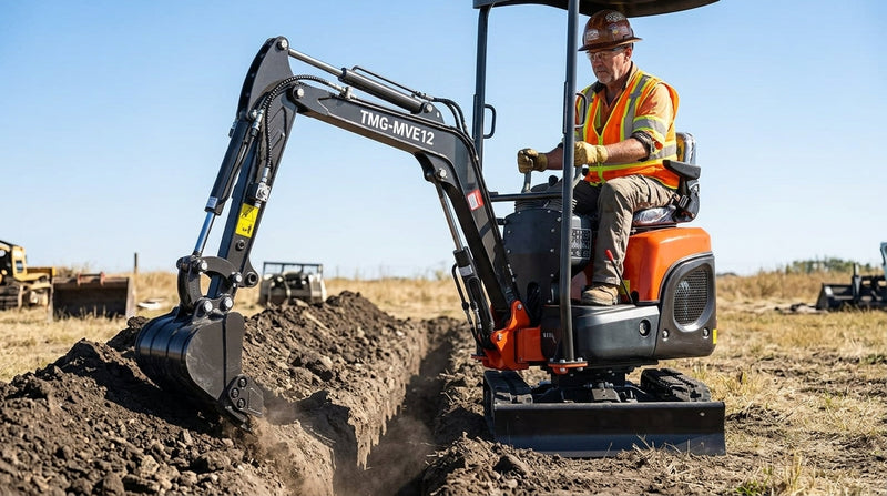 Compact Efficiency: A Closer Look at TMG Industrial Mini Excavator