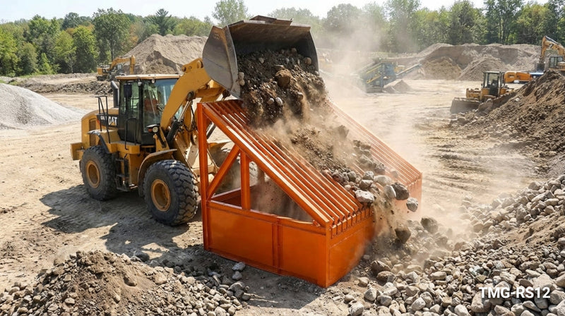 Boost Your Construction Efficiency with the Heavy-Duty Static Grizzly Rock Screen