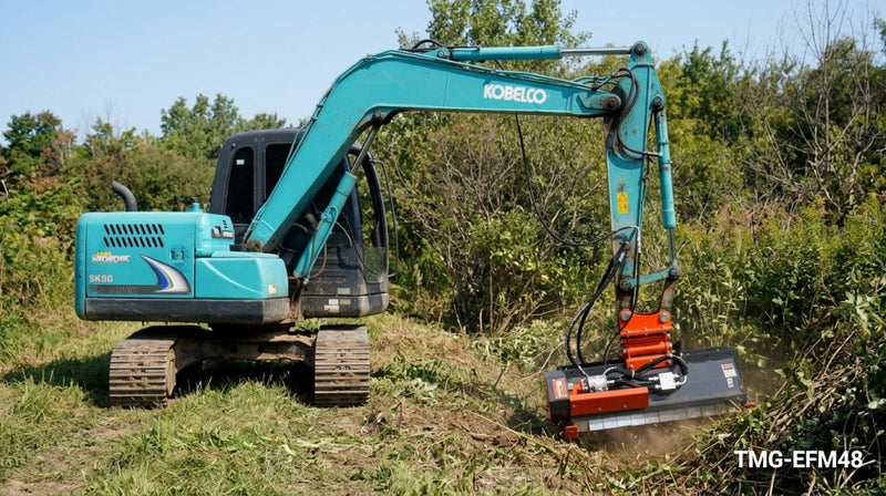 When to Replace Blades on Your Mini Excavator's Flail Mower