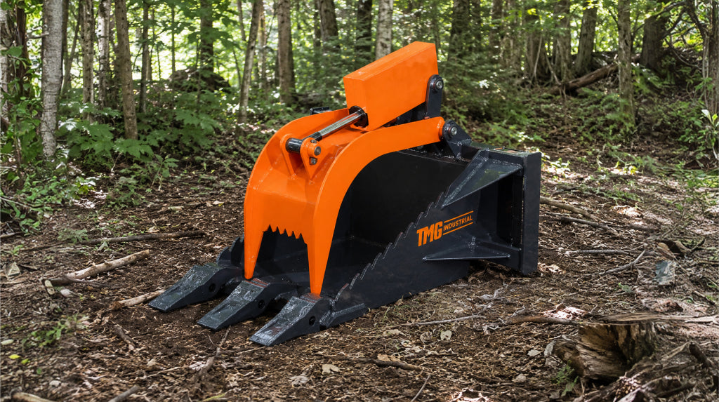 Stump Bucket: Clear Roots and Debris After Stump Removal Projects