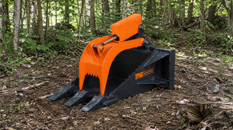 Stump Bucket: Clear Roots and Debris After Stump Removal Projects