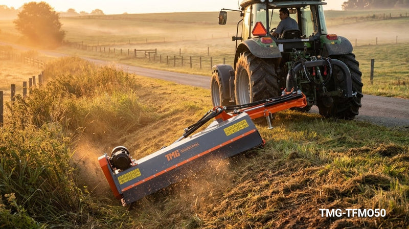 Selecting the Right Ditch Bank Flail Mower: Matching Mower Size to Tractor Power
