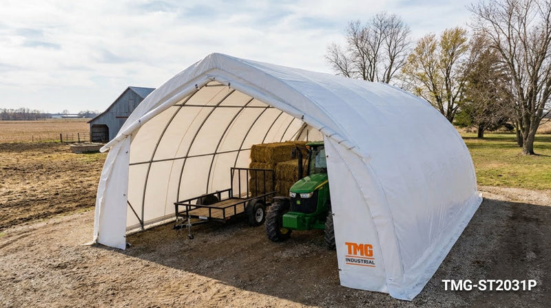 Why Single Truss Shelters Are Ideal for Seasonal Equipment Storage