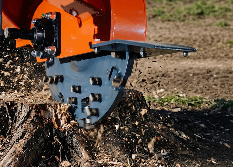 Stump Grinding for Property Maintenance: The TMG-TSGB24 3-Point PTO Stump Grinder