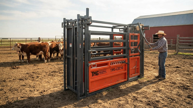 Top Use Cases for the 10' Cattle Work Chute with Weight Scale
