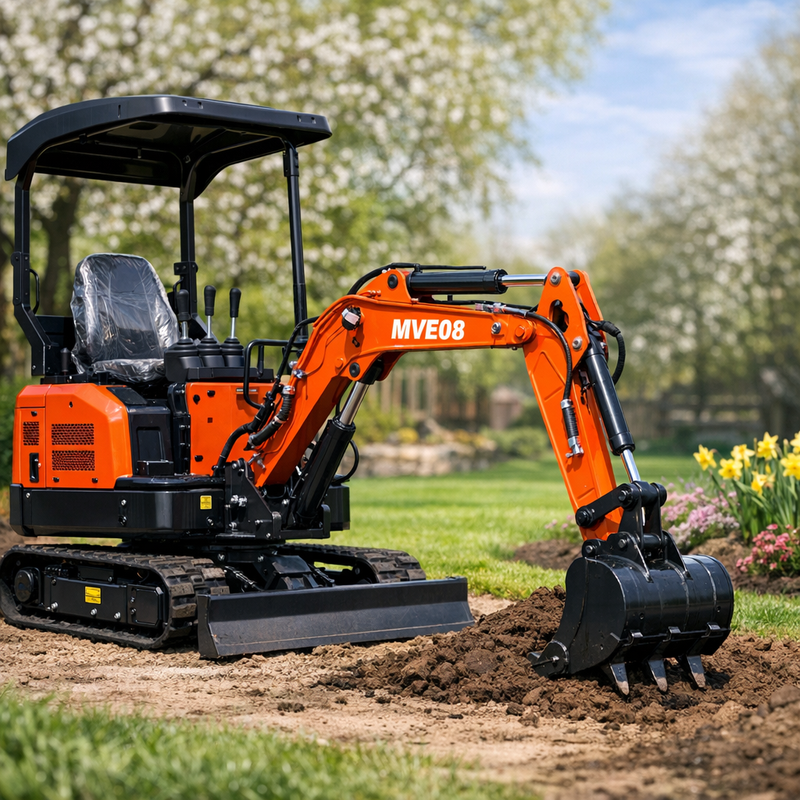 Why a Compact Mini Excavator is Essential for Spring Landscaping Projects