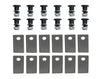 TMG-TDM65-G5/G9 Left and Right Blade for TMG-TDM65/95,  Pack of 12 (6L+6R), Hardware Included