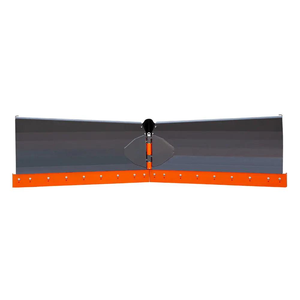 TMG Industrial 10’ U/V Angle Blade Snowplow, Metal Edges, 6 Positions, Accumulator & Solenoid Valve, 40-90 HP Tractors, TMG-SP10X