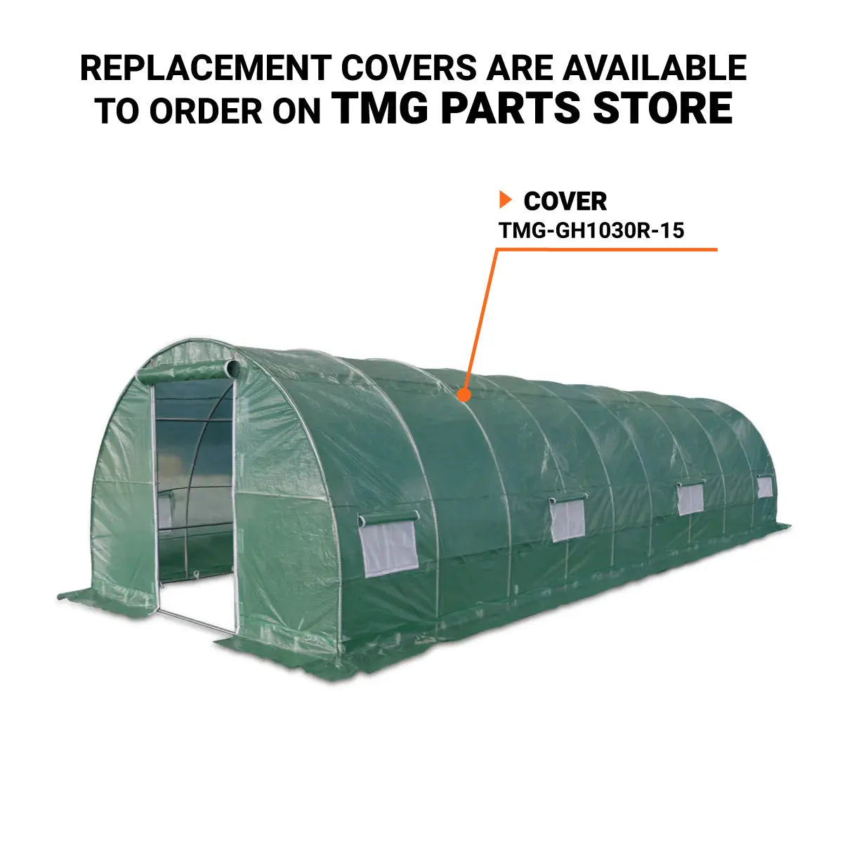 10' x 30' Tunnel Greenhouse Grow Tent