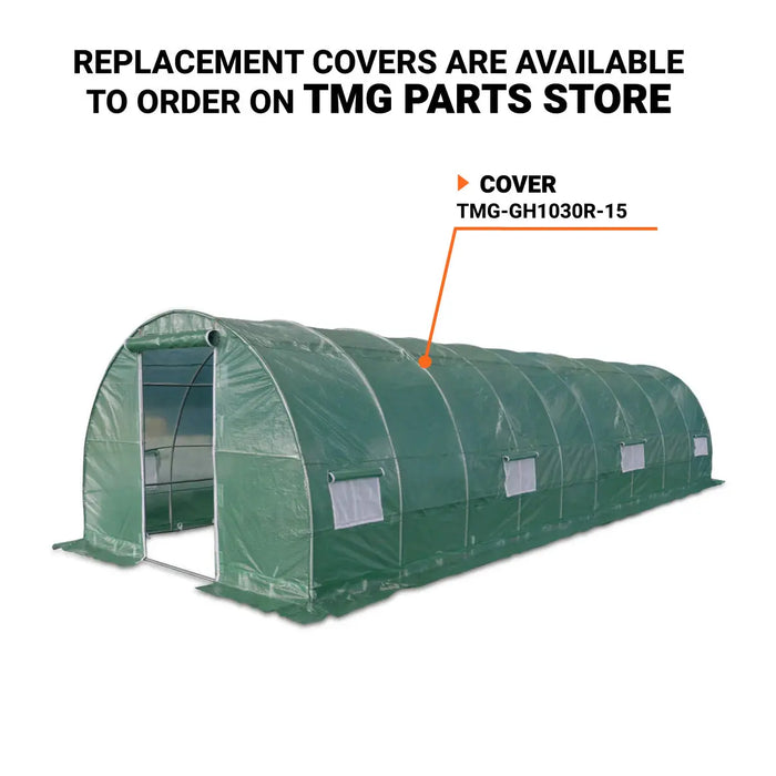 10' x 30' Tunnel Greenhouse Grow Tent