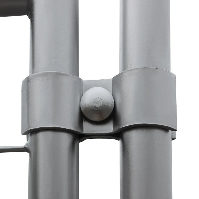 TMG Industrial 12’ x 12’ Galvanized Dog Kennel, Easy Assembly, Weather-Resistant, TMG-DCP12