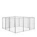 TMG Industrial 12’ x 12’ Galvanized Dog Kennel, Easy Assembly, Weather-Resistant, TMG-DCP12