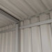TMG Industrial 12’ x 20’ Galvanized Metal Livestock Shed, 240 Sq-Ft, 27 GA Corrugated Panels, Sliding Skid Mount, TMG-MS1220L