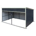 12' x 20' horse run-in shed with portable skid mount and wide front opening for livestock shelter TMG-MSK1220