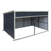12' x 20' horse run-in shed with portable skid mount and wide front opening for livestock shelter TMG-MSK1220