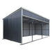 12' x 27' horse run-in shed with portable skid mount and open front livestock shelter TMG-MSK1227