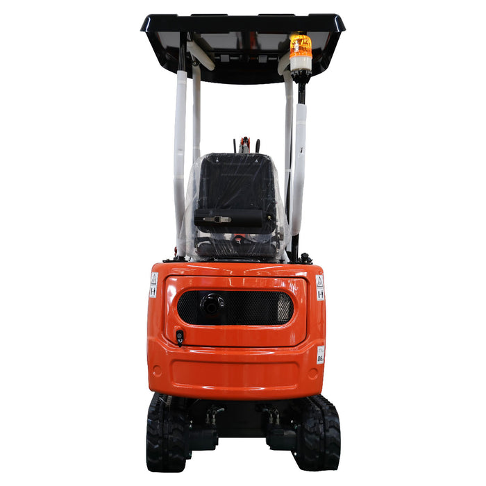 Compact Mini Excavator, 13.5 HP Briggs & Stratton XR Gas Engine, 61-½" Max. Digging Depth, 1900 Lb Operating Weight TMG-MVE08