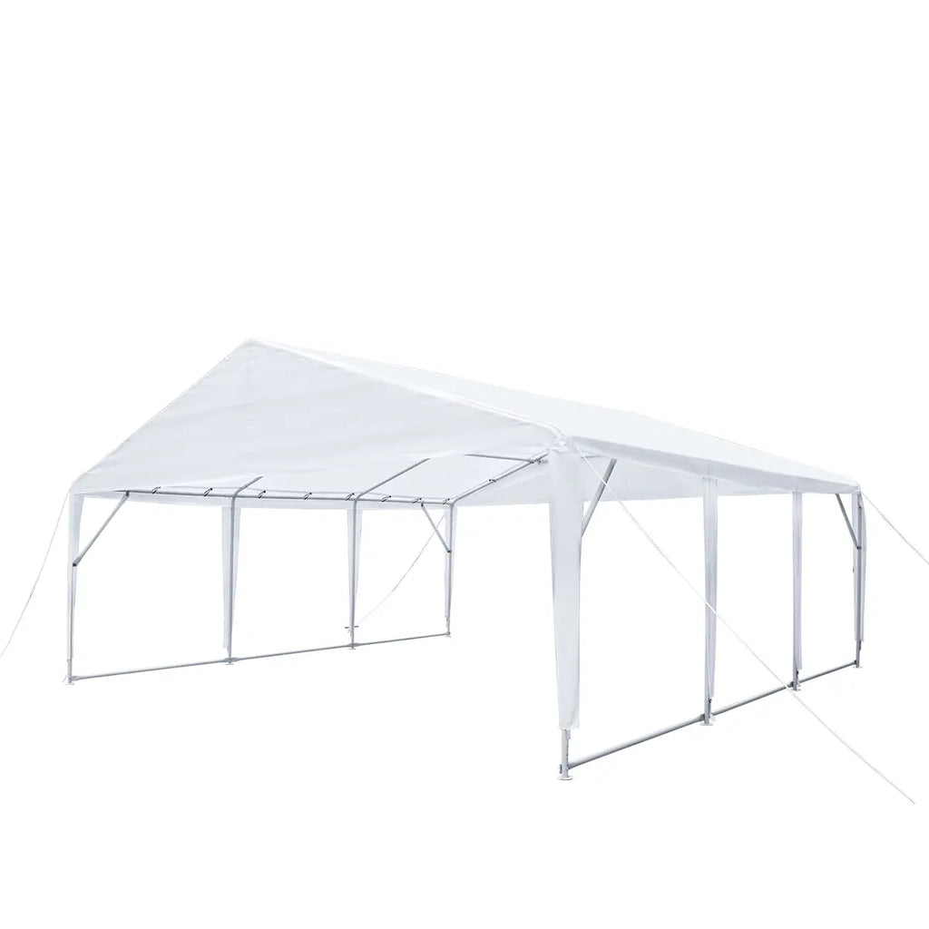 tent 20 by 20 TMG 20'x20' Heavy Duty Outdoor Party Tent, 10' Peak, PE Fabric PT2020A Campingplatz Lechtal-Camping Rudi - n8n_batch12 Style:Adult Tee Designed for easy setup