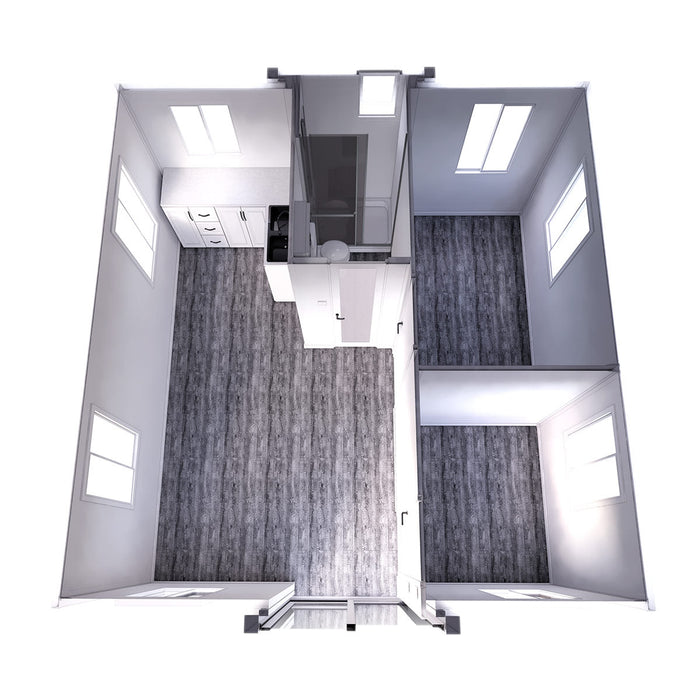 TMG-SCE20 20' expandable container home, fire-resistant and rodent-proof modular living unit
