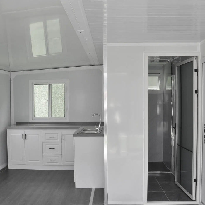 TMG-SCE20 20' expandable container home, fire-resistant and rodent-proof modular living unit
