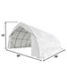 20' x 30' arch wall peak ceiling storage shelter with 11 oz PE cover and drive through doors, TMG-ST2032P