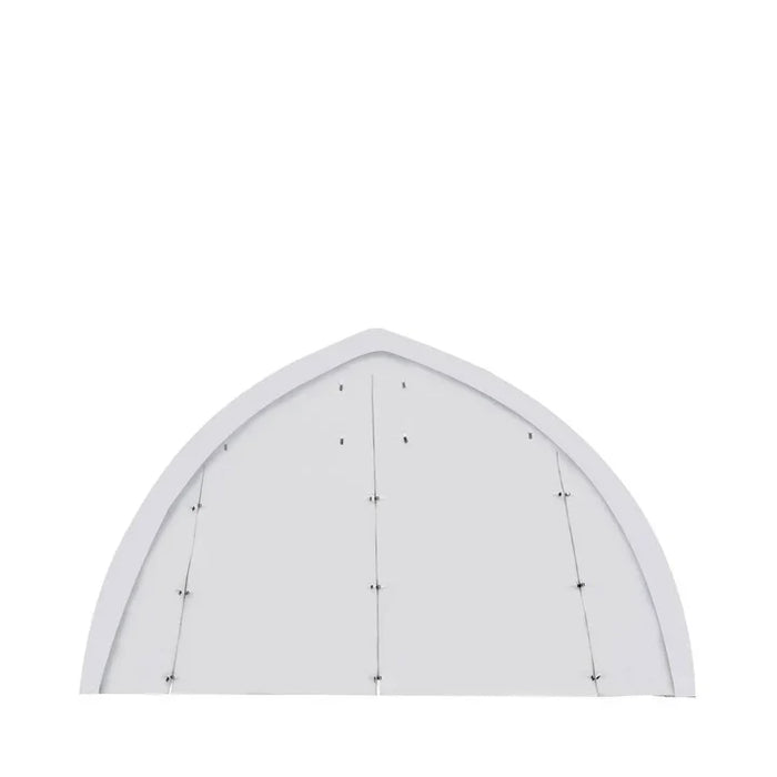 20' x 30' arch wall peak ceiling storage shelter with 11 oz PE cover and drive through doors, TMG-ST2032P