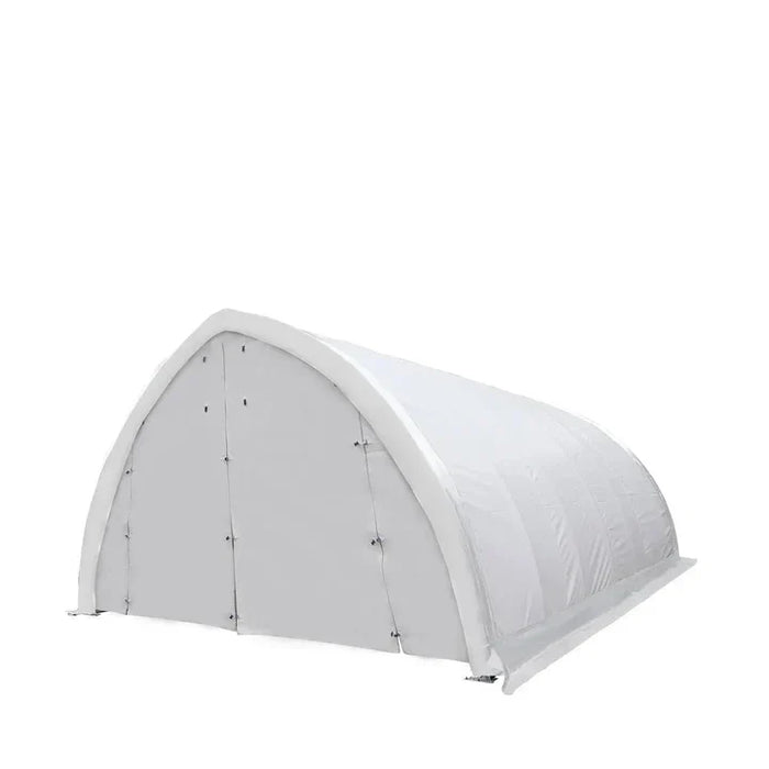 20' x 30' arch wall peak ceiling storage shelter with 11 oz PE cover and drive through doors, TMG-ST2032P