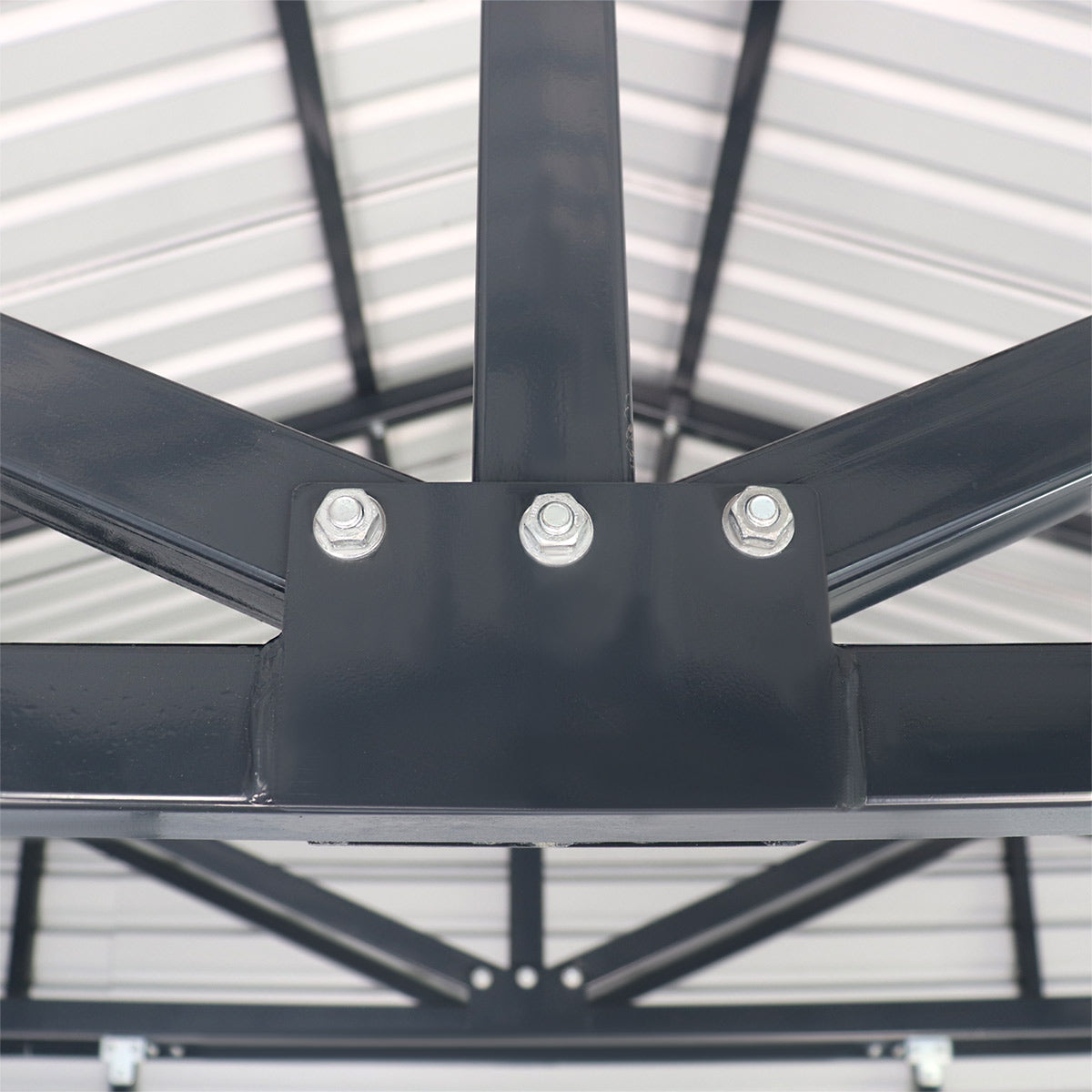 20' x 40' Metal Garage Shed, 9' High Double Front Doors, 13’ Peak, 800 Sq-Ft TMG-MS2040