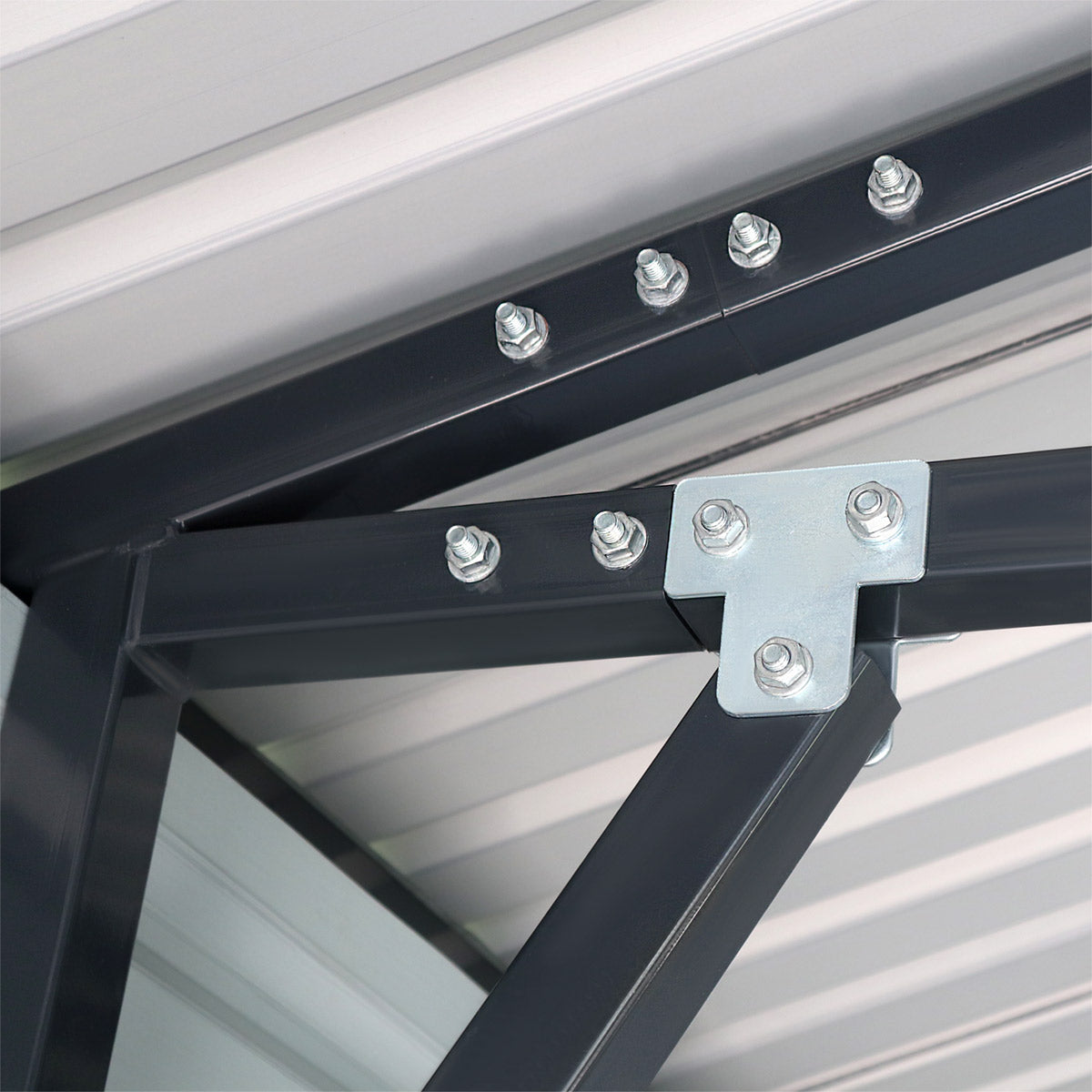 20' x 40' Metal Garage Shed, 9' High Double Front Doors, 13’ Peak, 800 Sq-Ft TMG-MS2040