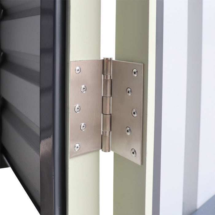 20' x 40' Metal Garage Shed, 9' High Double Front Doors, 13’ Peak, 800 Sq-Ft TMG-MS2040