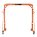 TMG Industrial 2200-lb Adjustable Height All-Steel Gantry Crane, Auto-Lock, 95” Min. Height, 142” Max. Height, Locking Swivel Casters, TMG-AGC11(Previously TMG-AGC10)
