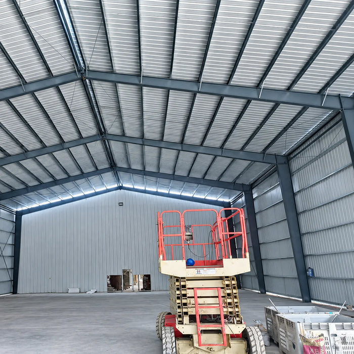 Snow Series 50' x 50' Pre-Engineered I-Beam Steel Building Commercial Workshop Warehouse, 85 PSF Snow Load Rated, All Doors and Windows Included, TMG-MST505015-SR85