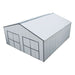 30'x30' Metal Garage Shed – Steel Building with 11’ Clearance High Front Doors, Side Entry Door, 16 GA Steel Structure
