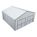 30'x30' Metal Garage Shed – Steel Building with 11’ Clearance High Front Doors, Side Entry Door, 16 GA Steel Structure