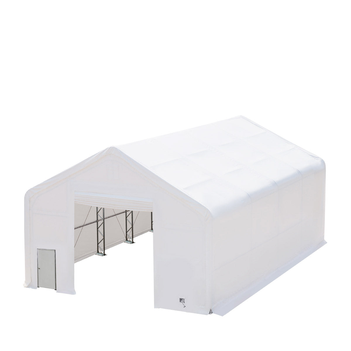TMG Industrial 30' x 40' Dual Truss Storage Shelter with Heavy Duty 17 oz PVC Cover, TMG-DT3042