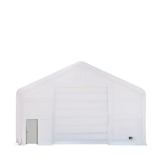 TMG Industrial 30' x 40' Dual Truss Storage Shelter with Heavy Duty 17 oz PVC Cover, TMG-DT3042