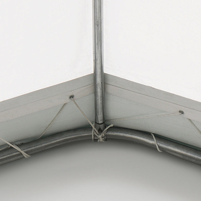 TMG-ST3042CE 30' x 40' PE fabric container peak roof shelter, fire retardant and UV protected