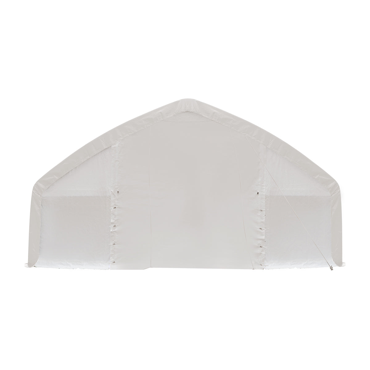 TMG-ST3052E 30' x 50' straight wall peak ceiling storage shelter with 10 oz PE cover
