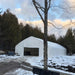 TMG-ST3052E 30' x 50' straight wall peak ceiling storage shelter with 10 oz PE cover
