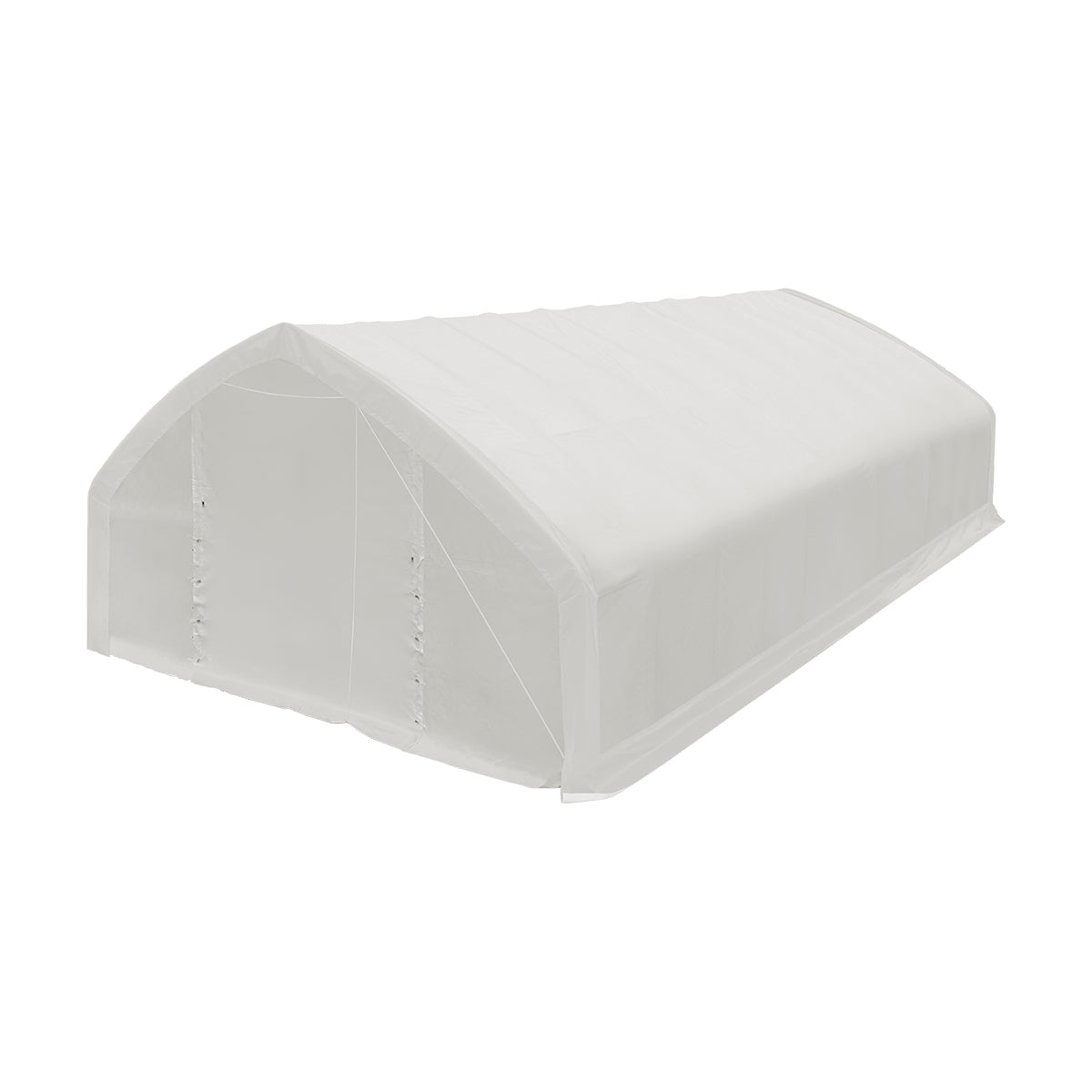 30' x 50' straight wall peak ceiling storage shelter with 17 oz PVC cover, TMG-ST3052V