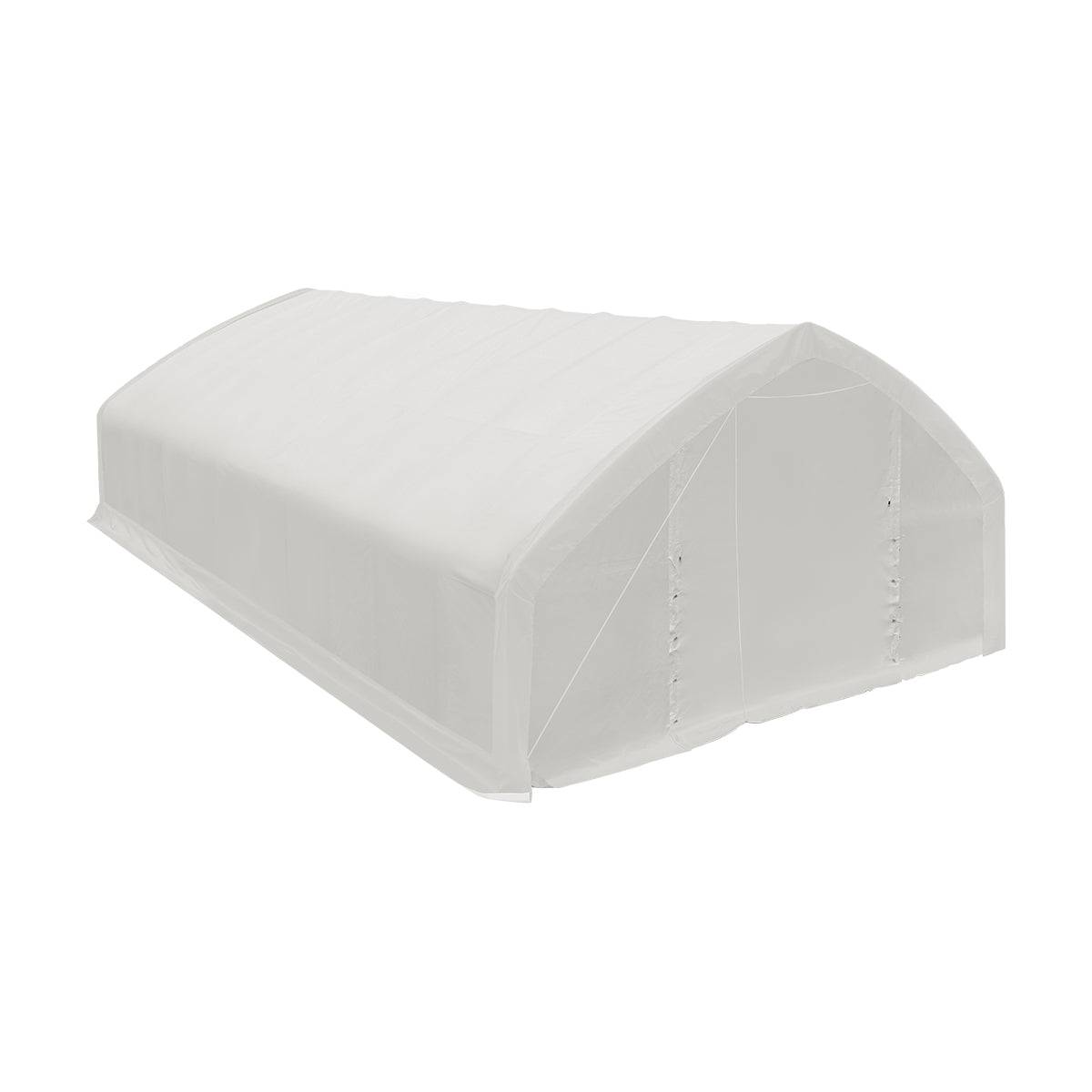 30' x 50' straight wall peak ceiling storage shelter with 17 oz PVC cover, TMG-ST3052V