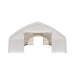 TMG-ST3072E 30' x 70' straight wall peak ceiling storage shelter with heavy duty 10 oz PE cover