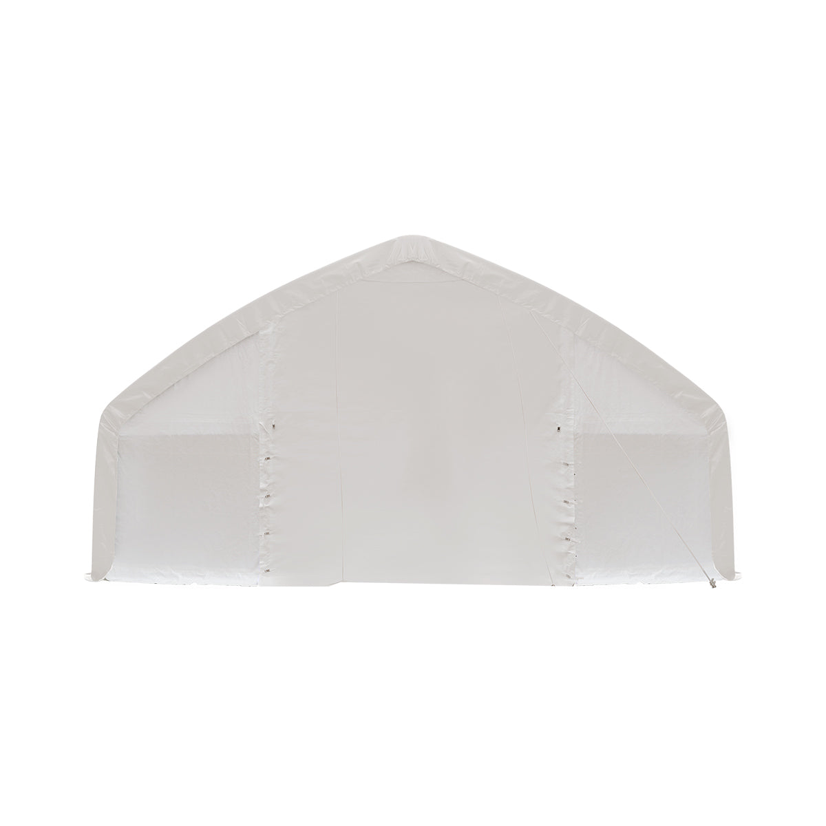 TMG-ST3072V 30' x 70' straight wall peak ceiling storage shelter with heavy duty 13 oz PVC cover