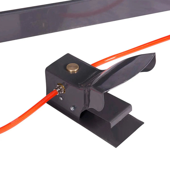 320-gallon dual station cabinet sandblaster with ETL certified vacuum system, foot pedal control, large viewing windows, and heavy-duty blasting capacity – TMG-ABC120