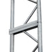 Snow Series 40' x 40' Dual Truss Storage Shelter truss column with diagonal bracing detail