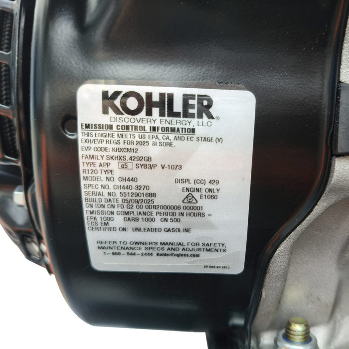 TMG-AFM48K 48" ATV flail mower with 14 HP Kohler engine and tow-behind side shift