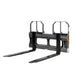 48" pallet fork for skid steer with heavy-duty Class II forks, 4,200 lbs capacity, and wide guard, TMG-SPF48
