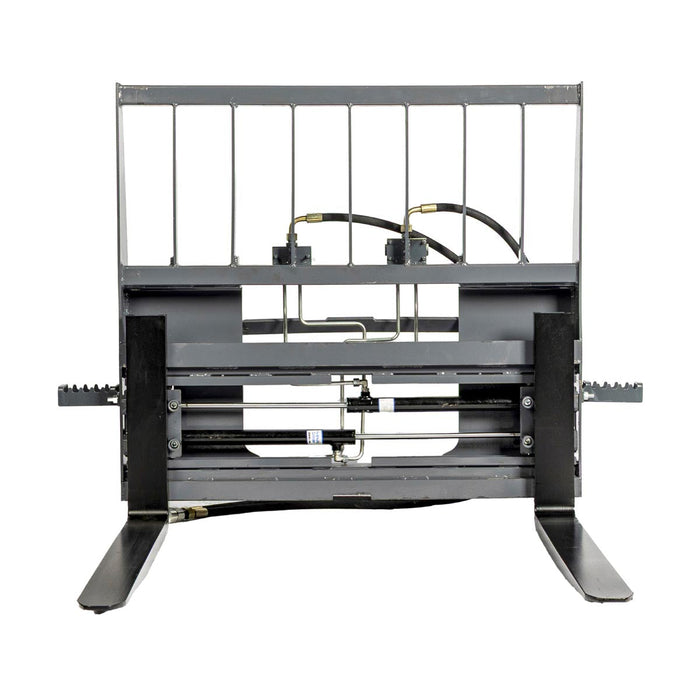 48 inch pallet fork for skid steer with hydraulic side shift and 4200 lb capacity TMG-SPF48S