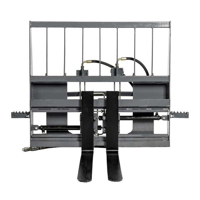 48 inch pallet fork for skid steer with hydraulic side shift and 4200 lb capacity TMG-SPF48S