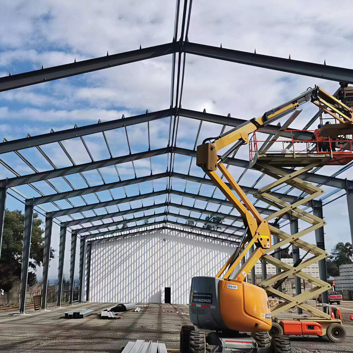 Snow Series 30' x 50' Pre-Engineered I-Beam Steel Building Commercial Workshop Warehouse, 85 PSF Snow Load Rated, R15 Insulated Roof and Wall Panels, All Doors and Windows Included, TMG-MST305015R15-SR85